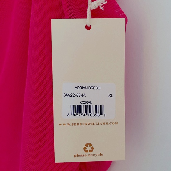 S BY SERENA ADRIAN DRESS SIZE XL IN CORAL - Picture 5 of 8